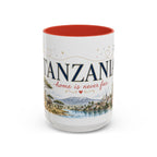 Tanzania Home Country Mug | Moving Away Gift | Long Distance Friendship | 11 oz 15 oz Accent Mug
