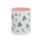 Texas Bluebonnet Mug, State Flower Floral Coffee Cup, 11oz Botanical Gift