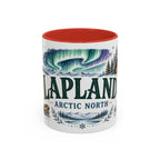Lapland Coffee Mug | Travel Destination Souvenir Gift | Accent Color Ceramic 11oz 15oz