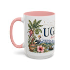 Uganda Home Country Mug | Moving Away Gift | Long Distance Friendship | 11 oz 15 oz Accent Mug