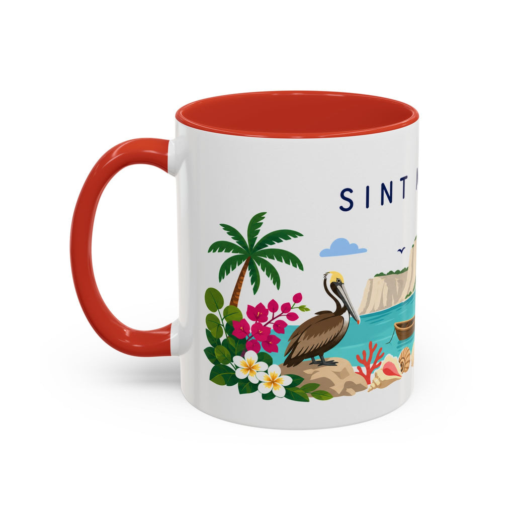 Sint Maarten Coffee Mug | Travel Souvenir Accent Mug | Country Gift Ceramic Cup 11oz 15oz