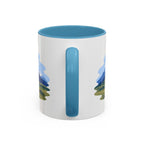 Wrangell-St. Elias National Park Coffee Mug | Solid Color Block Park Souvenir | 11oz 15oz Accent Mug
