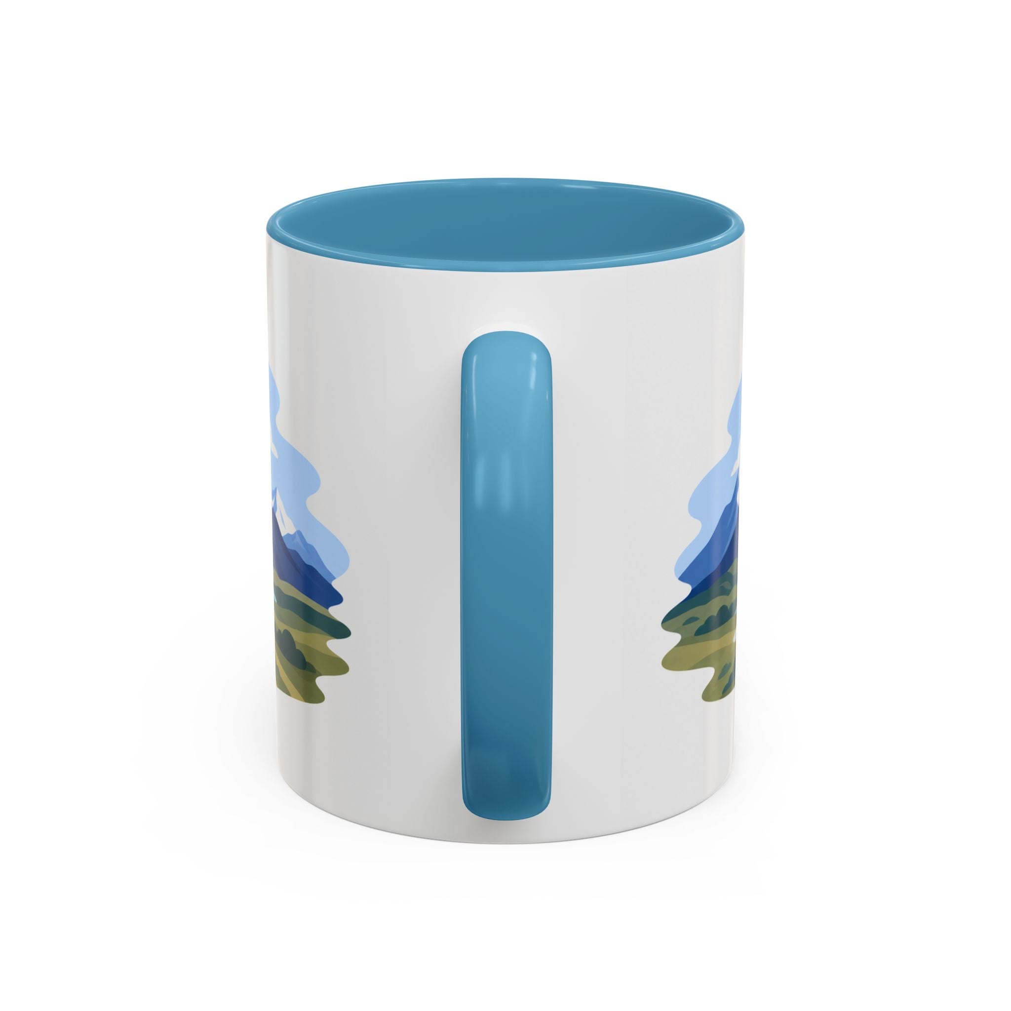 Wrangell-St. Elias National Park Coffee Mug | Solid Color Block Park Souvenir | 11oz 15oz Accent Mug