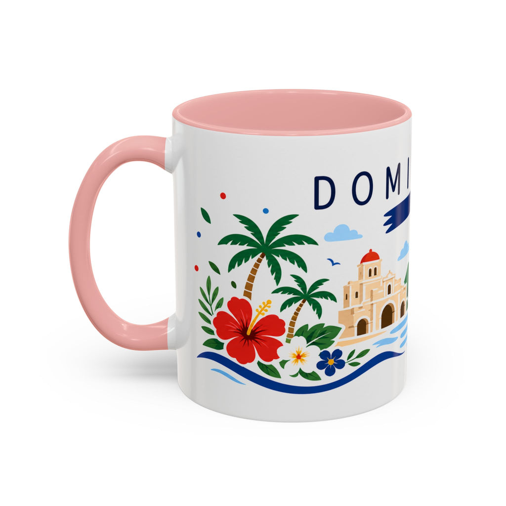 Dominican Republic Coffee Mug | Travel Souvenir Accent Mug | Country Gift Ceramic Cup 11oz 15oz