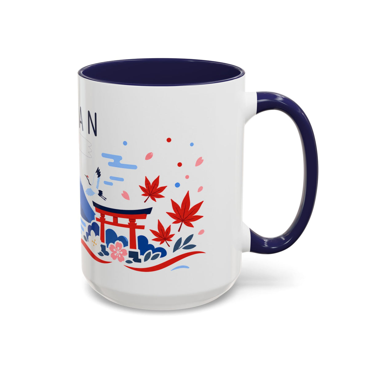 Japan Coffee Mug | Travel Souvenir Accent Mug | Country Gift Ceramic Cup 11oz 15oz
