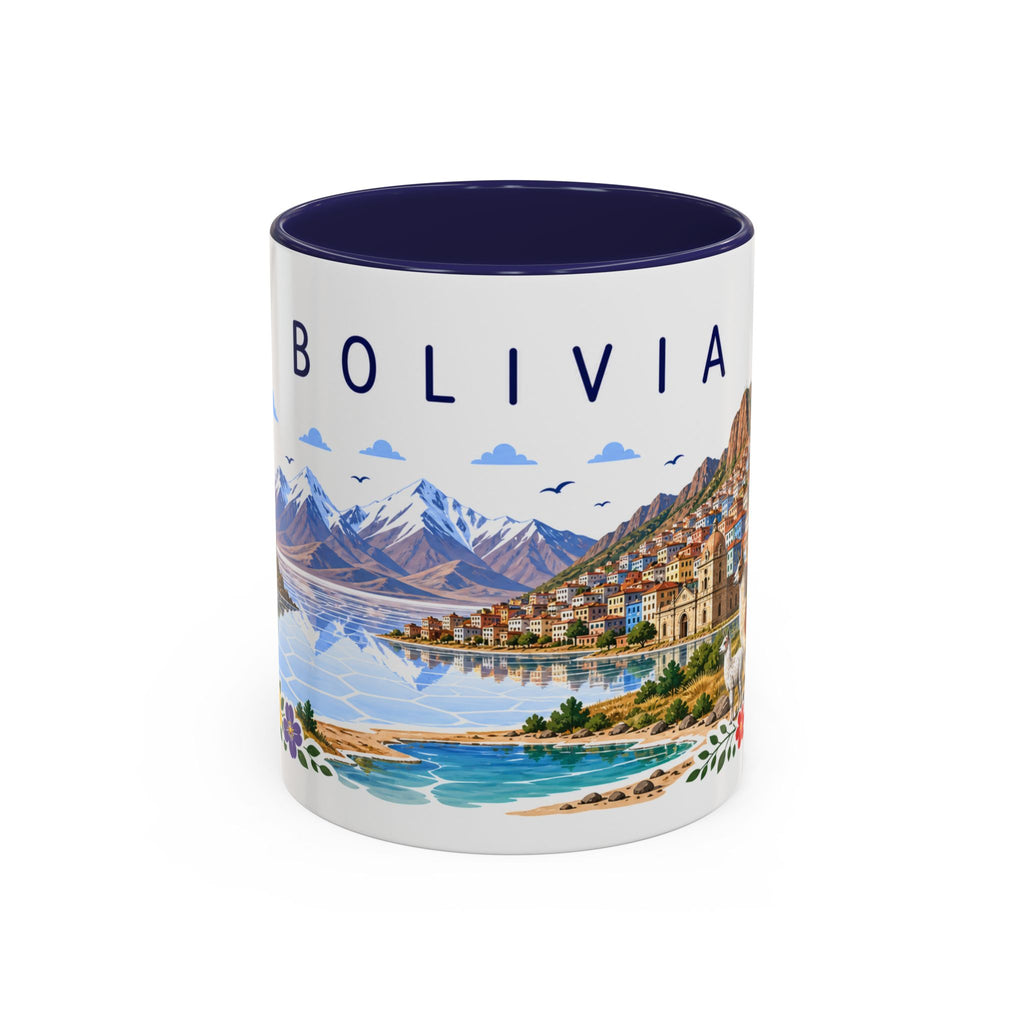 Bolivia Coffee Mug | Travel Souvenir Accent Mug | Place Gift Ceramic Cup 11oz 15oz
