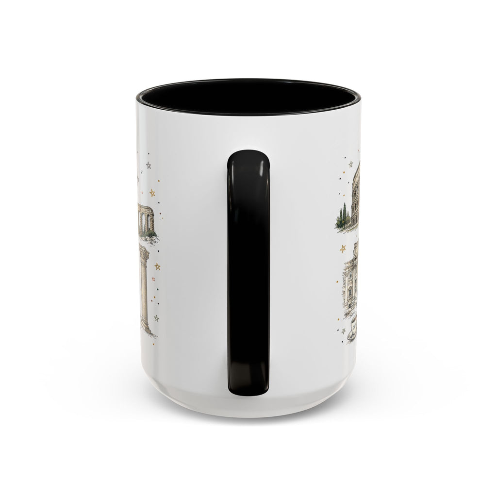 Rome Coffee Mug | Italy Souvenir Travel Gift | Accent Color Ceramic 11oz 15oz