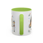 Prague Christmas Mug | Watercolor Travel Souvenir | Holiday Gift | Accent Ceramic Coffee Cup 11oz 15oz