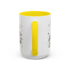 Paris Coffee Mug | France Souvenir Travel Gift | Accent Color Ceramic 11oz 15oz