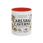 Carlsbad Caverns National Park Coffee Mug | New Mexico Cave Exploration Bat Gift | Accent Color Ceramic 11oz 15oz