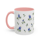 Texas Bluebonnet Mug, State Flower Floral Coffee Cup, 11oz Botanical Gift