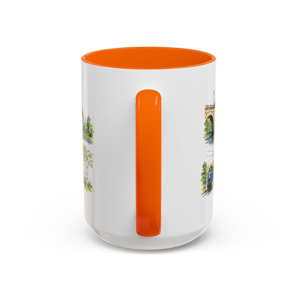 Minneapolis Illustrated Travel Mug | City Souvenir Accent Coffee Mug | 11oz 15oz Ceramic Cup