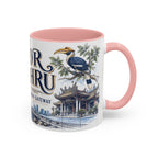 Johor Bahru Coffee Mug | Malaysia Travel Souvenir | Vintage Illustrated City Gift | 11 oz 15 oz Accent Mug