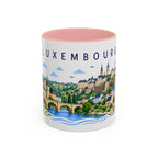 Luxembourg Coffee Mug | Travel Souvenir Accent Mug | Place Gift Ceramic Cup 11oz 15oz