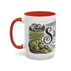 Salinas Coffee Mug | United States Travel Souvenir | Vintage Illustrated City Gift | 11 oz 15 oz Accent Mug