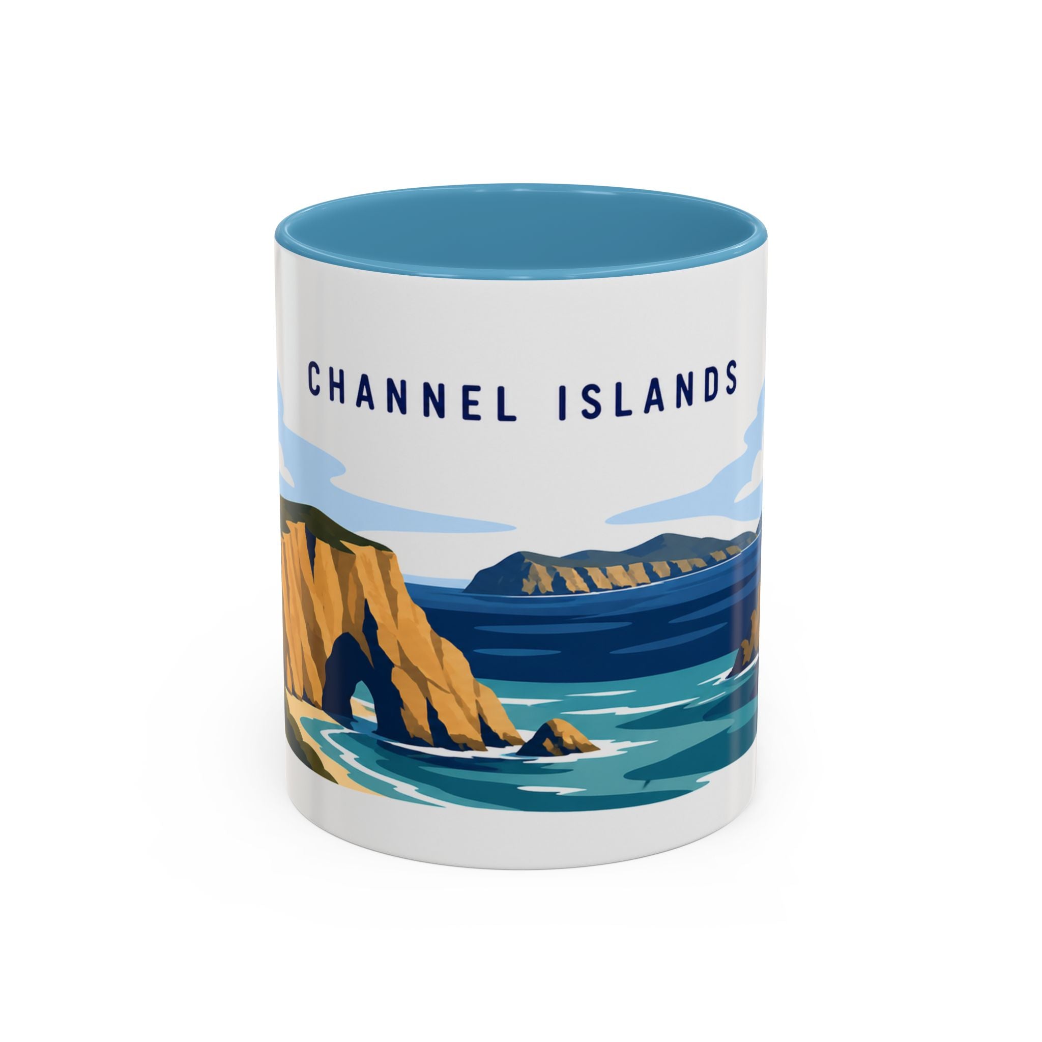 Channel Islands National Park Coffee Mug | Solid Color Block Park Souvenir | 11oz 15oz Accent Mug