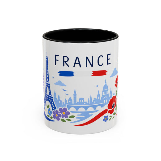 France Coffee Mug | Travel Souvenir Accent Mug | Country Gift Ceramic Cup 11oz 15oz
