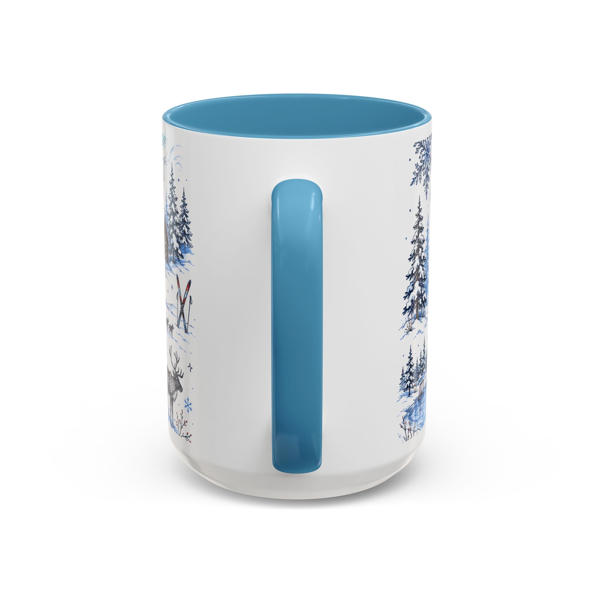 Great White North Coffee Mug | Canadian Pride Gift | Accent Color Ceramic 11oz 15oz