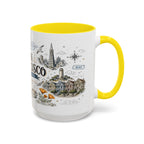 San Francisco Coffee Mug | California Souvenir Travel Gift | Accent Color Ceramic 11oz 15oz