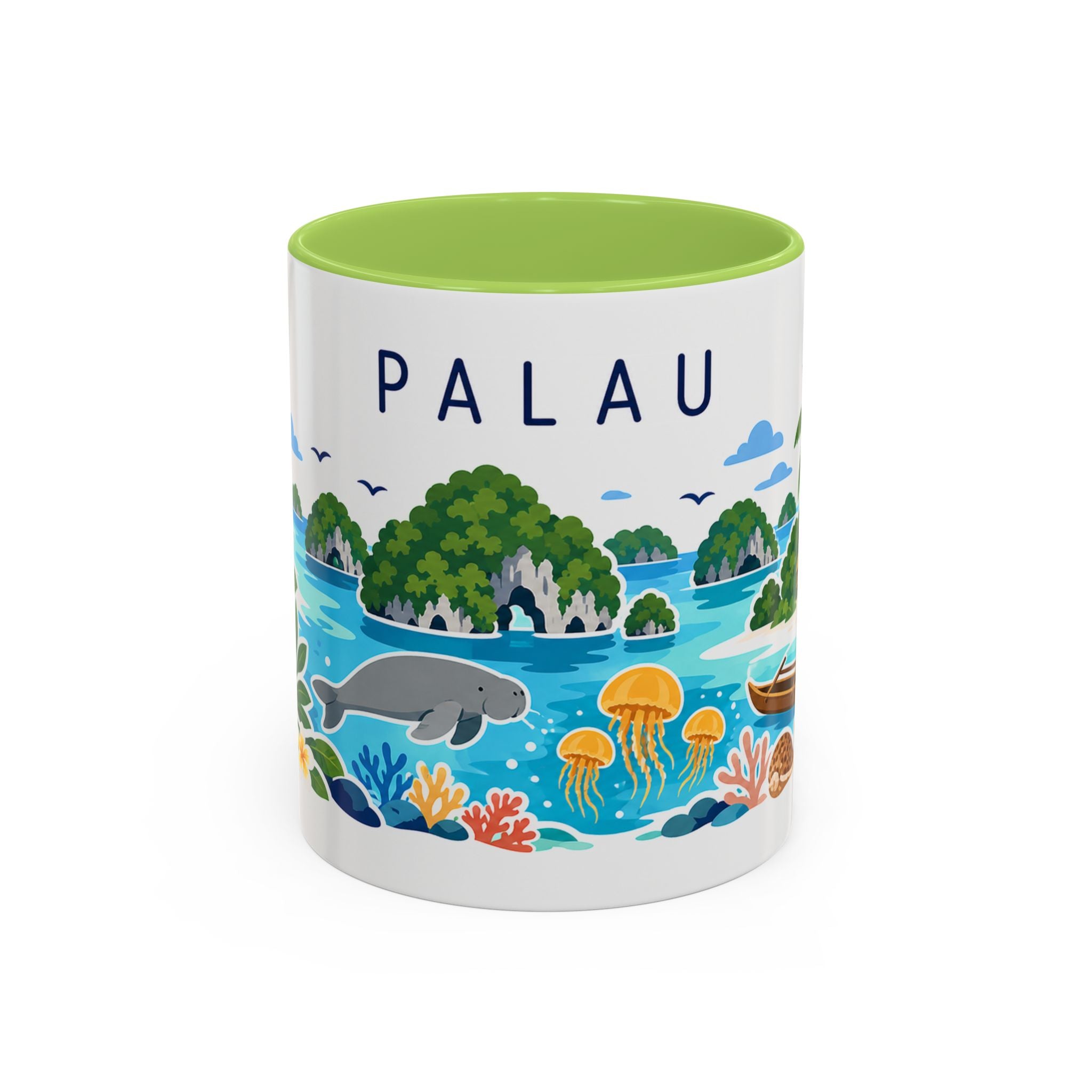 Palau Coffee Mug | Travel Souvenir Accent Mug | Country Gift Ceramic Cup 11oz 15oz