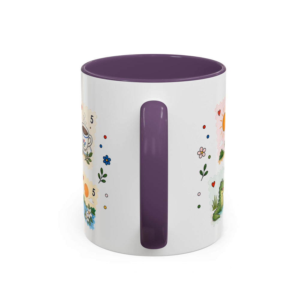 Orlando Coffee Mug | Postage Stamp Collage Mug | Travel Souvenir Accent Cup 11oz 15oz