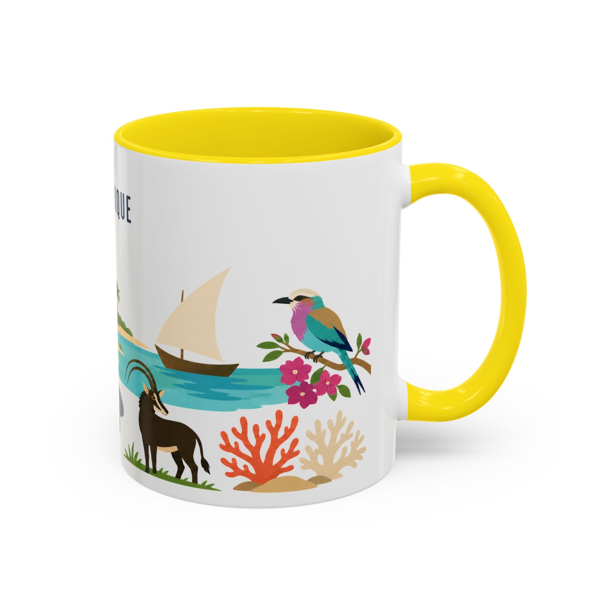 Mozambique Home Country Mug | Moving Away Gift | Long Distance Friendship | 11 oz 15 oz Accent Mug