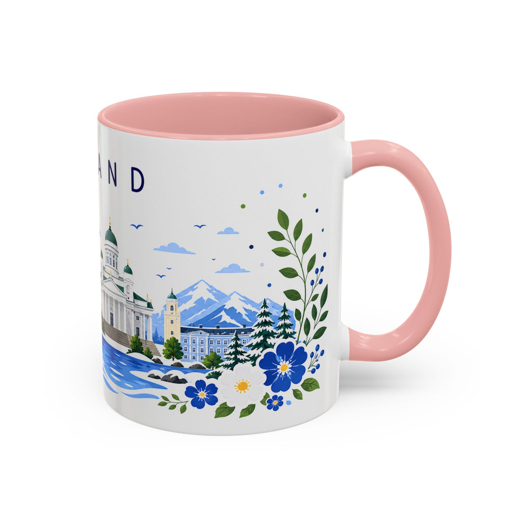 Finland Coffee Mug | Travel Souvenir Accent Mug | Place Gift Ceramic Cup 11oz 15oz