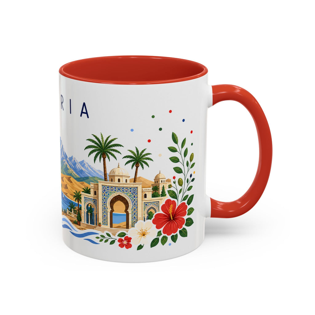 Algeria Coffee Mug | Travel Souvenir Accent Mug | Place Gift Ceramic Cup 11oz 15oz