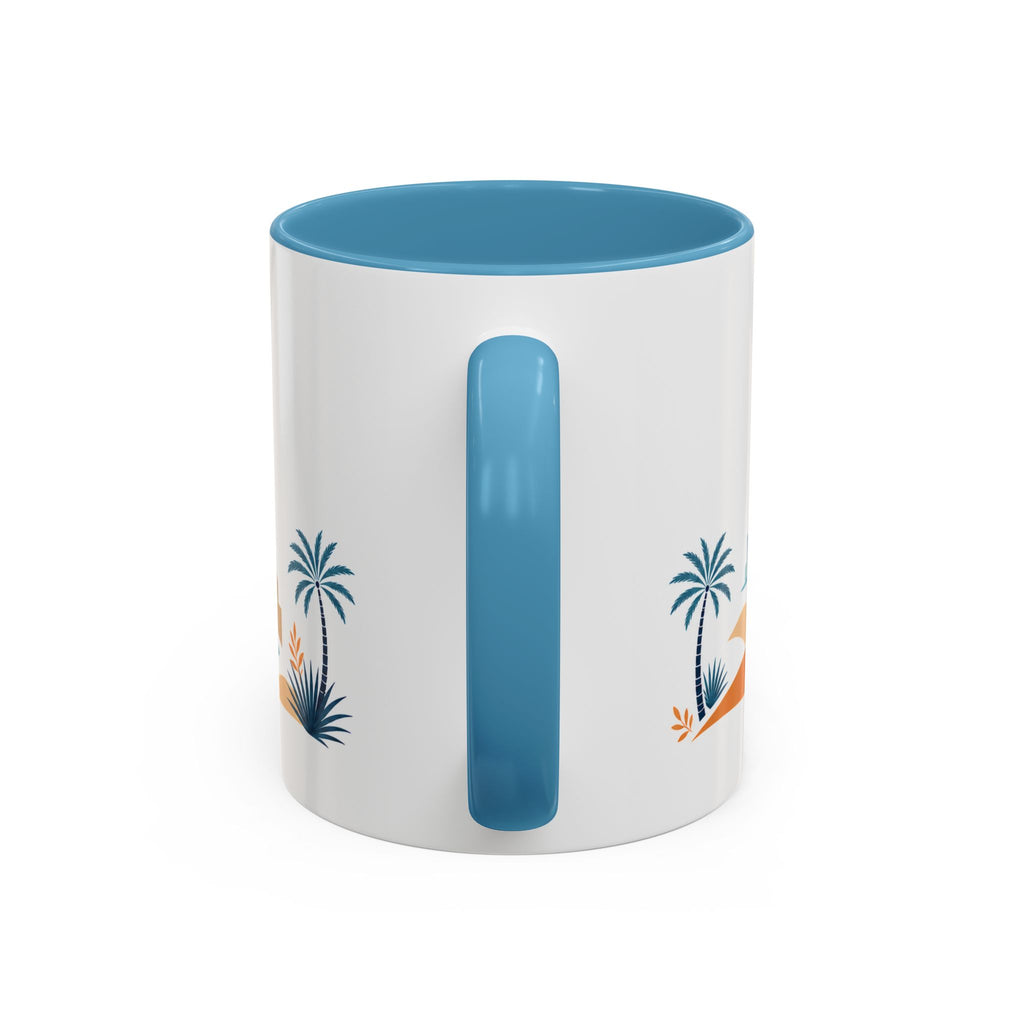 Doha Coffee Mug | Qatar Travel Souvenir | Porcelain Decal City Gift | 11oz 15oz Accent Mug