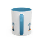 Doha Coffee Mug | Qatar Travel Souvenir | Porcelain Decal City Gift | 11oz 15oz Accent Mug