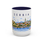 Serbia Coffee Mug | Travel Souvenir Accent Mug | Place Gift Ceramic Cup 11oz 15oz