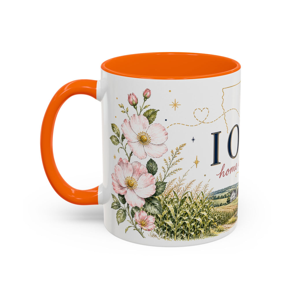 Iowa State Mug | Home is Never Far Accent Mug (11oz or 15oz)