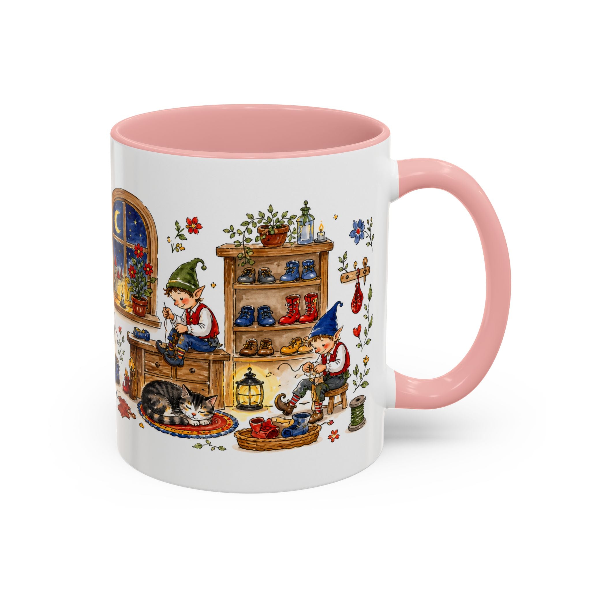 Elves and the Shoemaker Mug | Storybook Accent Coffee Mug | EveryLegend
