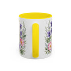 Rhode Island State Map Mug | Botanical Seaside Accent Cup (11oz or 15oz)