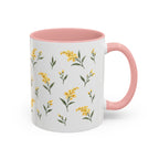 Kentucky Goldenrod Mug, State Flower Floral Coffee Cup, 11oz Botanical Gift