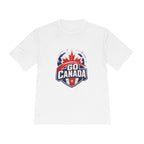 Go Canada Soccer T Shirt, Moisture Wicking Fan Tee