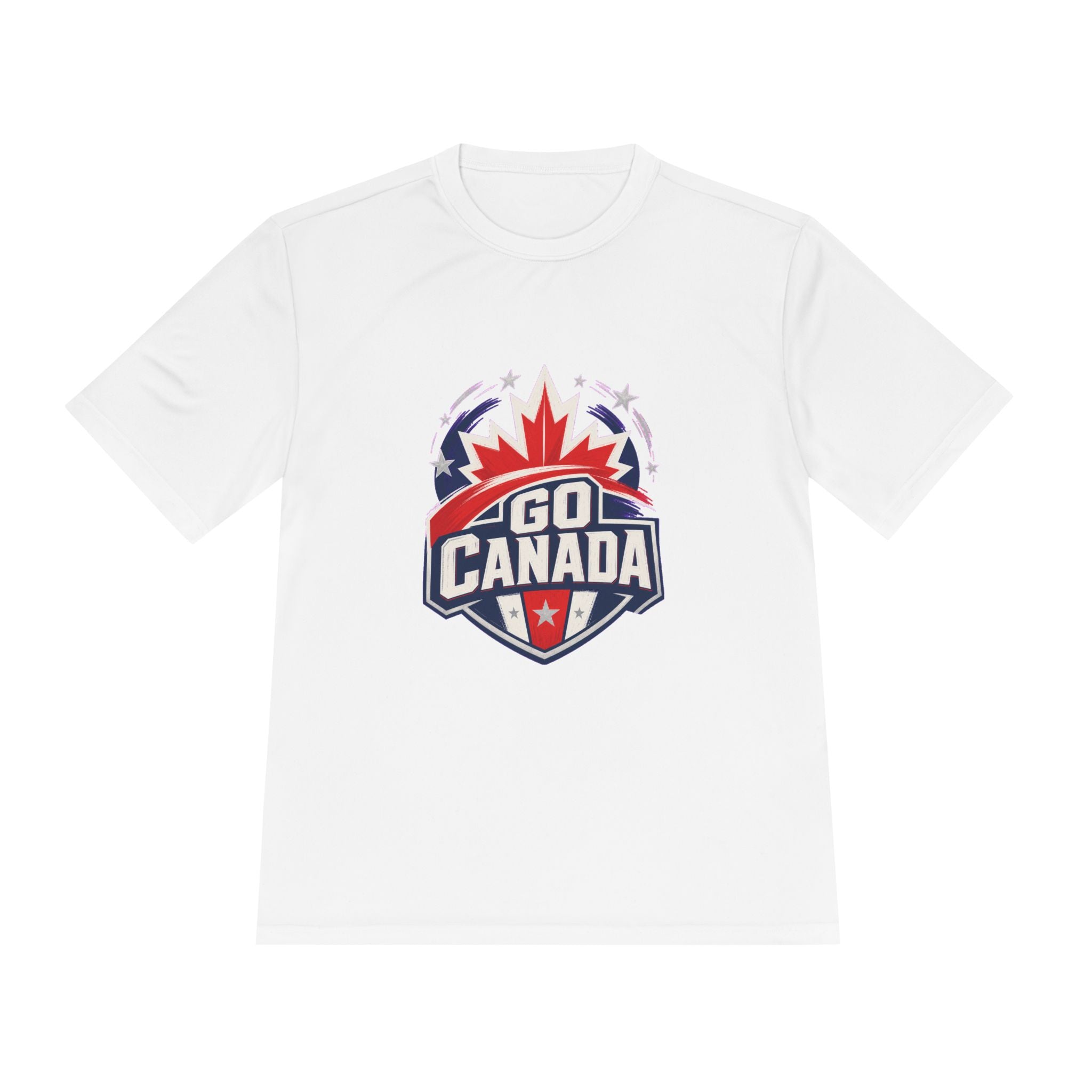 Go Canada Soccer T Shirt, Moisture Wicking Fan Tee