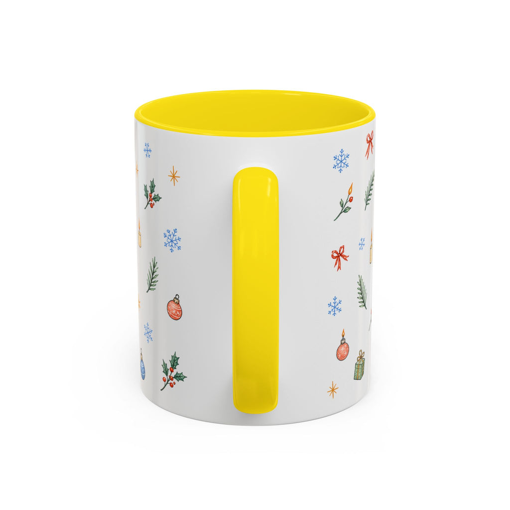 Istanbul Christmas Mug | Watercolor Travel Souvenir | Holiday Gift | Accent Ceramic Coffee Cup 11oz 15oz