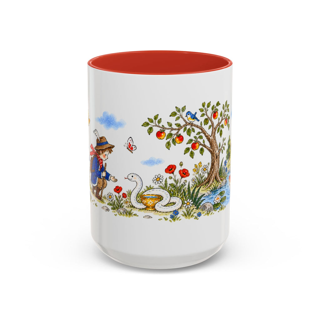 The White Snake Mug | Storybook Fairy Tale Accent Coffee Mug | EveryLegend