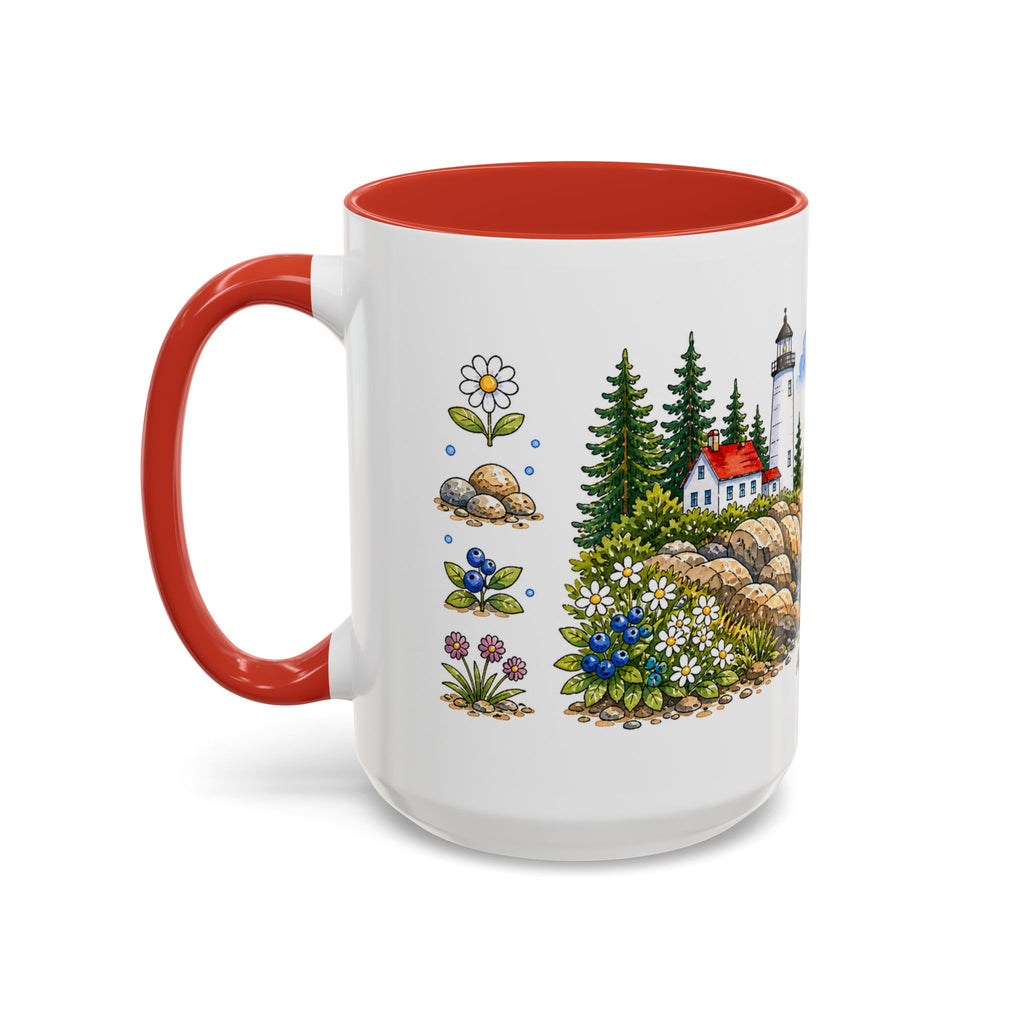Acadia National Park Mug | US Travel Souvenir Accent Coffee Mug | 11oz 15oz Ceramic Cup