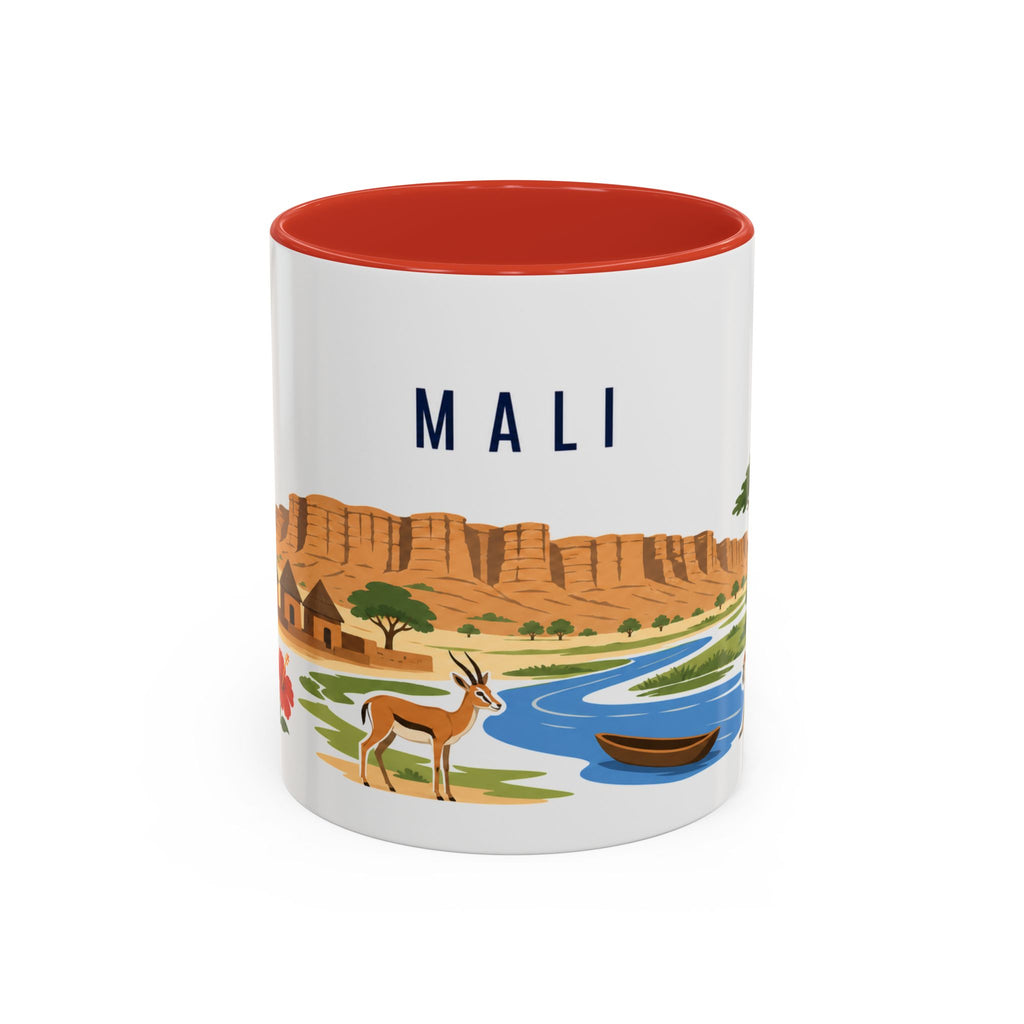 Mali Coffee Mug | Travel Souvenir Accent Mug | Country Gift Ceramic Cup 11oz 15oz