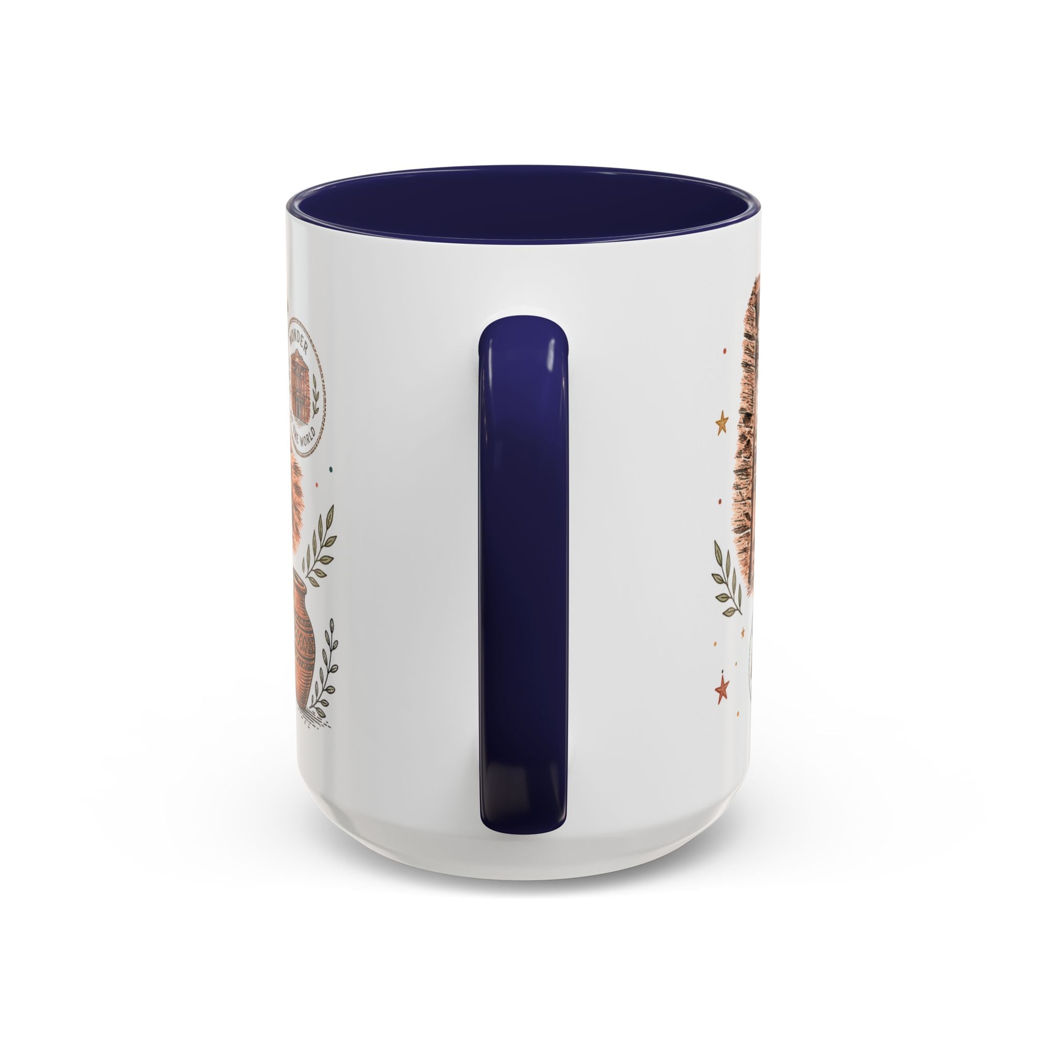 Petra Coffee Mug | Travel Destination Souvenir Gift | Accent Color Ceramic 11oz 15oz