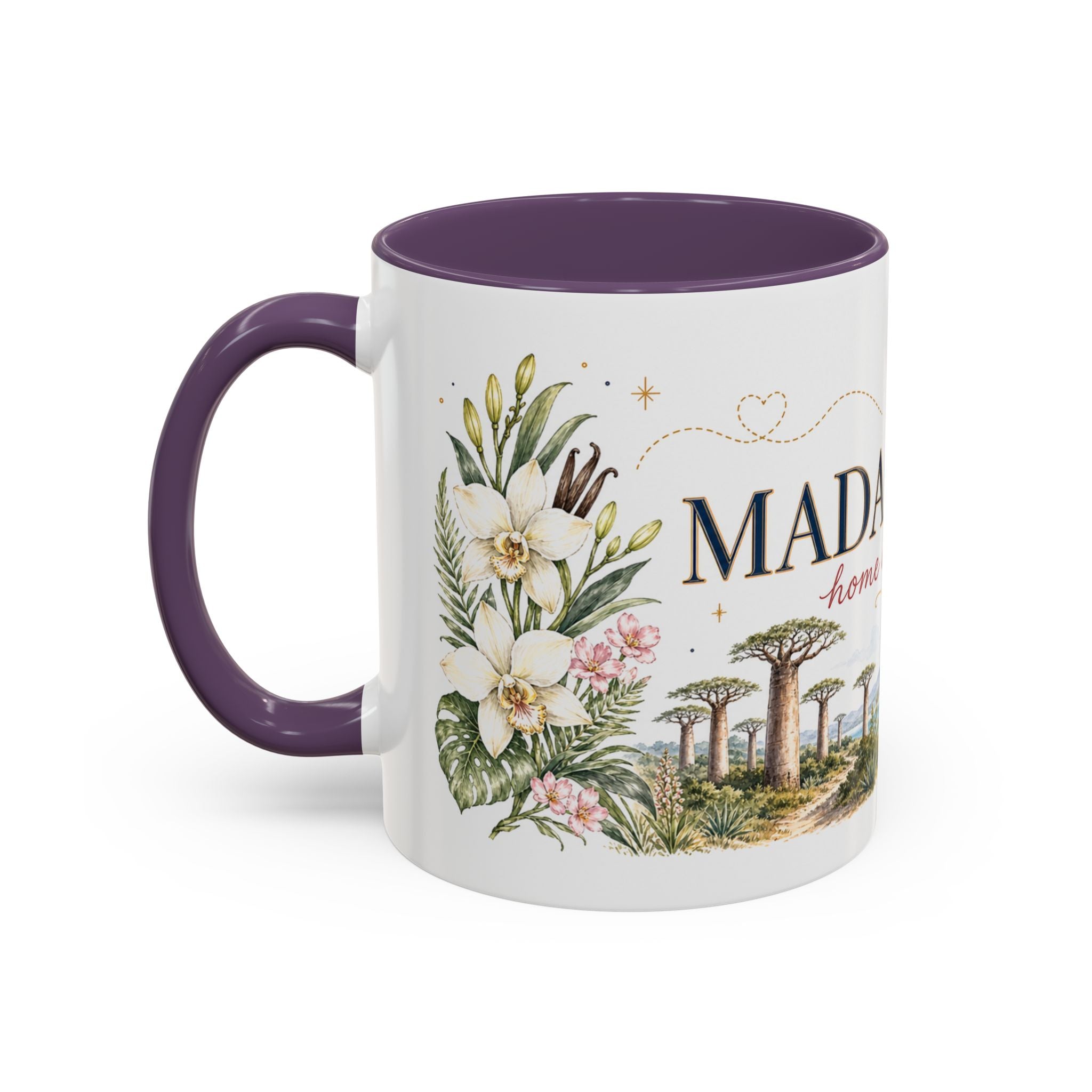 Madagascar Home Country Mug | Moving Away Gift | Long Distance Friendship | 11 oz 15 oz Accent Mug