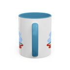 Mont Saint Michel Coffee Mug | Travel Destination Souvenir Gift | Accent Color Ceramic 11oz 15oz