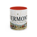 Vermont Home State Mug | Moving Away Gift | Long Distance Friendship Coffee Cup | 11oz 15oz Accent Mug