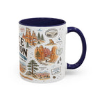 Bryce Canyon Coffee Mug | National Park Hiking Utah Gift | Accent Color Ceramic 11oz 15oz