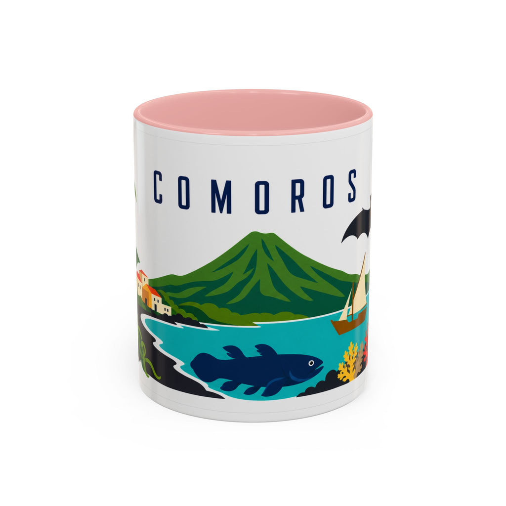 Comoros Coffee Mug | Travel Souvenir Accent Mug | Country Gift Ceramic Cup 11oz 15oz