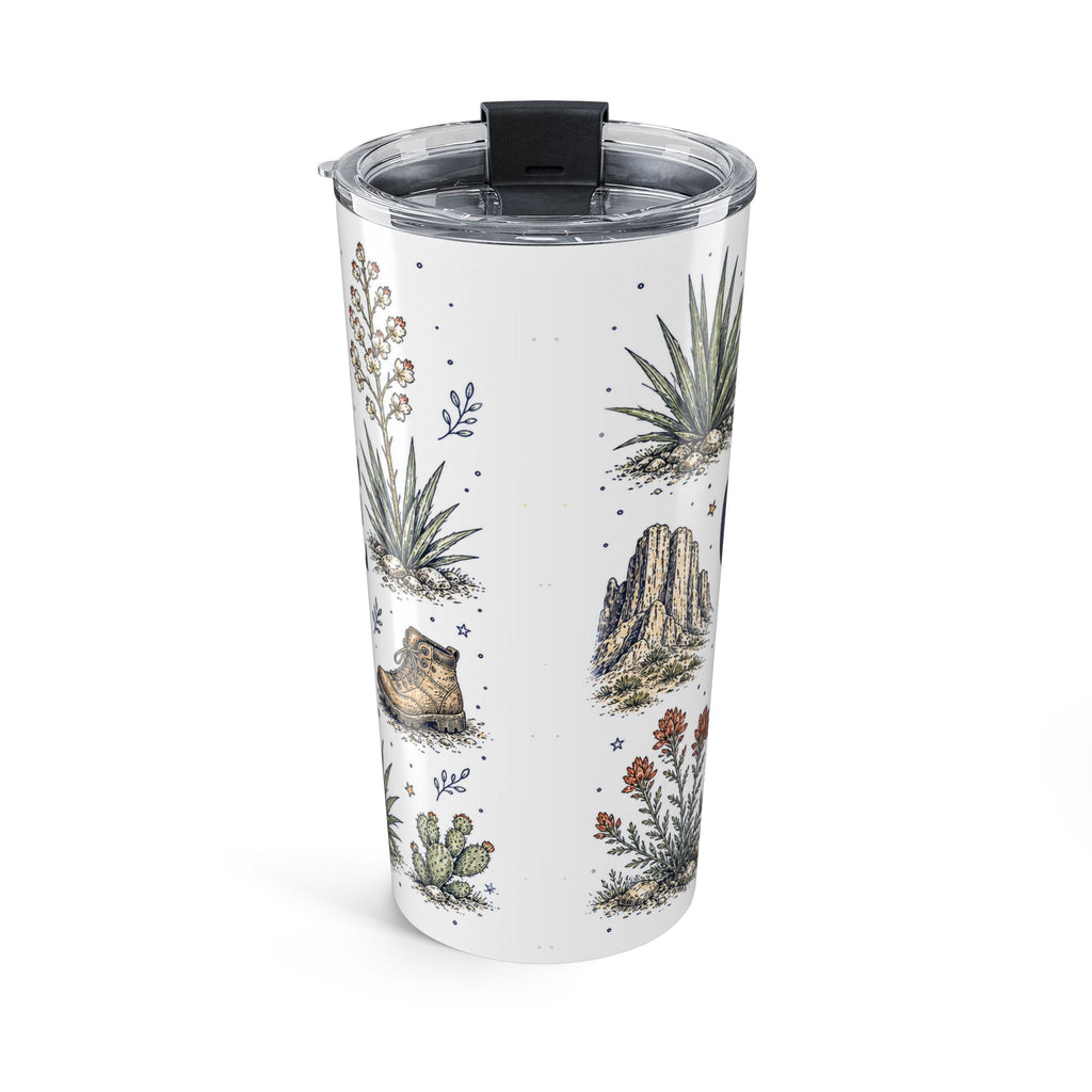 Guadalupe Mountains National Park 20oz Tumbler | Texas Desert Peaks Hiking Gift | Insulated Stainless Steel Travel Cup