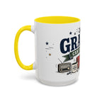 Grandpa Can Fix Anything Coffee Mug | Funny Gift From Grandkids | Accent Ceramic 11oz 15oz