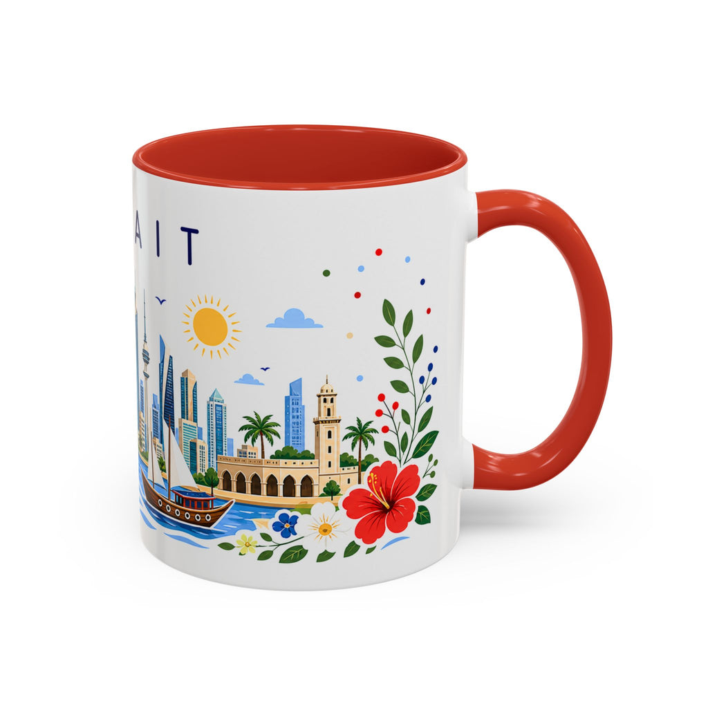 Kuwait Coffee Mug | Travel Souvenir Accent Mug | Place Gift Ceramic Cup 11oz 15oz